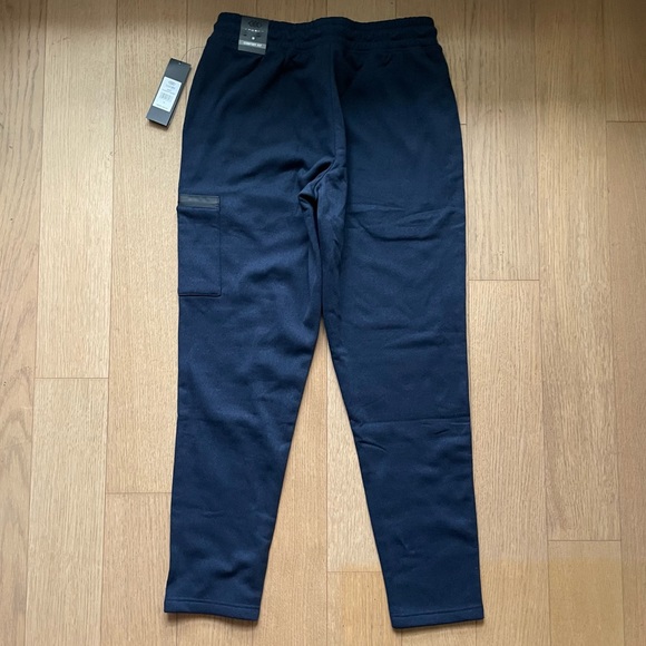 Men’s Navy Fleece Jogger Winter Pants Size M NWT - Picture 5 of 6